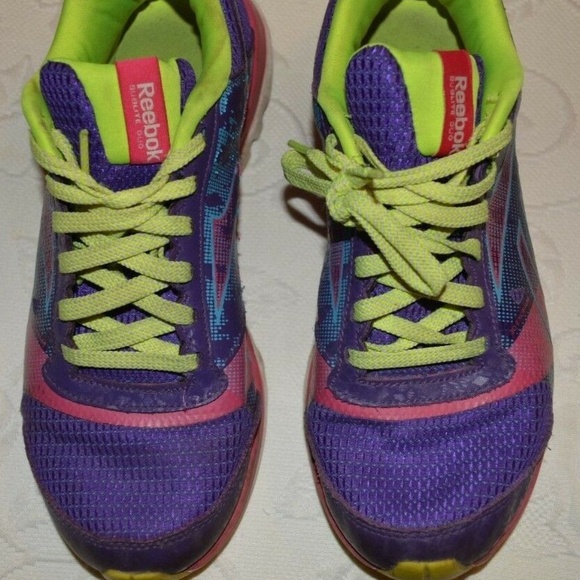 Kids Reeboks Multicolored Pre-Owned Size 5.5 - Picture 1 of 6